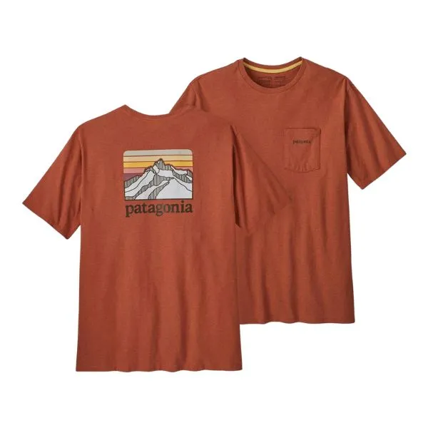 Patagonia Line Logo Ridge Pocket Responsibili-Tee Mens