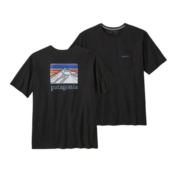 Patagonia Line Logo Ridge Pocket Responsibili-Tee Mens