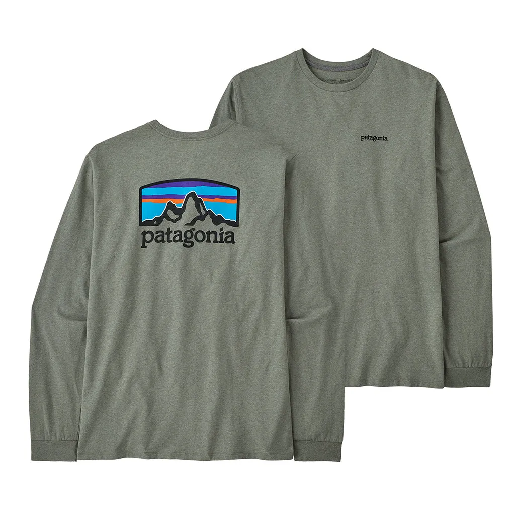 Patagonia Men's Long Sleeve Fitz Roy Horizons Responsibili-Tee - Past Season