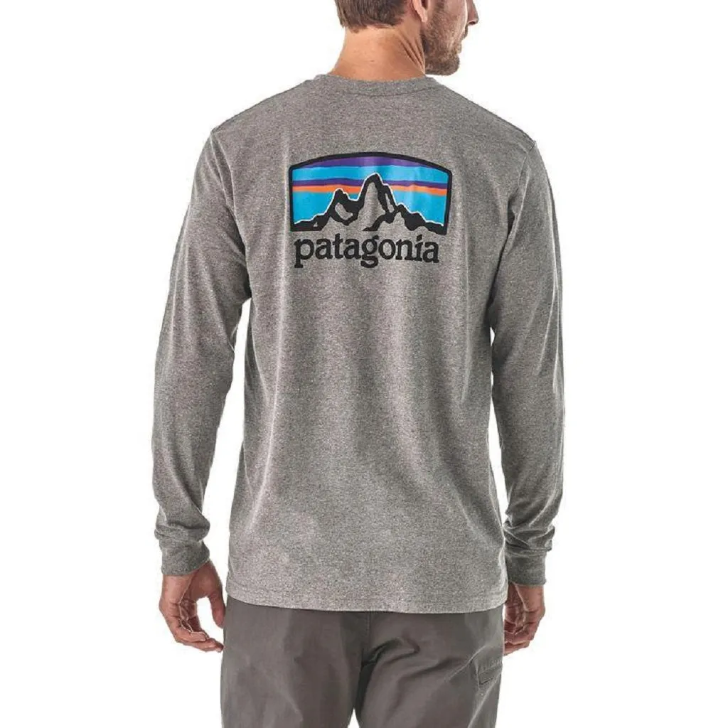 Patagonia Men's Long Sleeve Fitz Roy Horizons Responsibili-Tee - Past Season