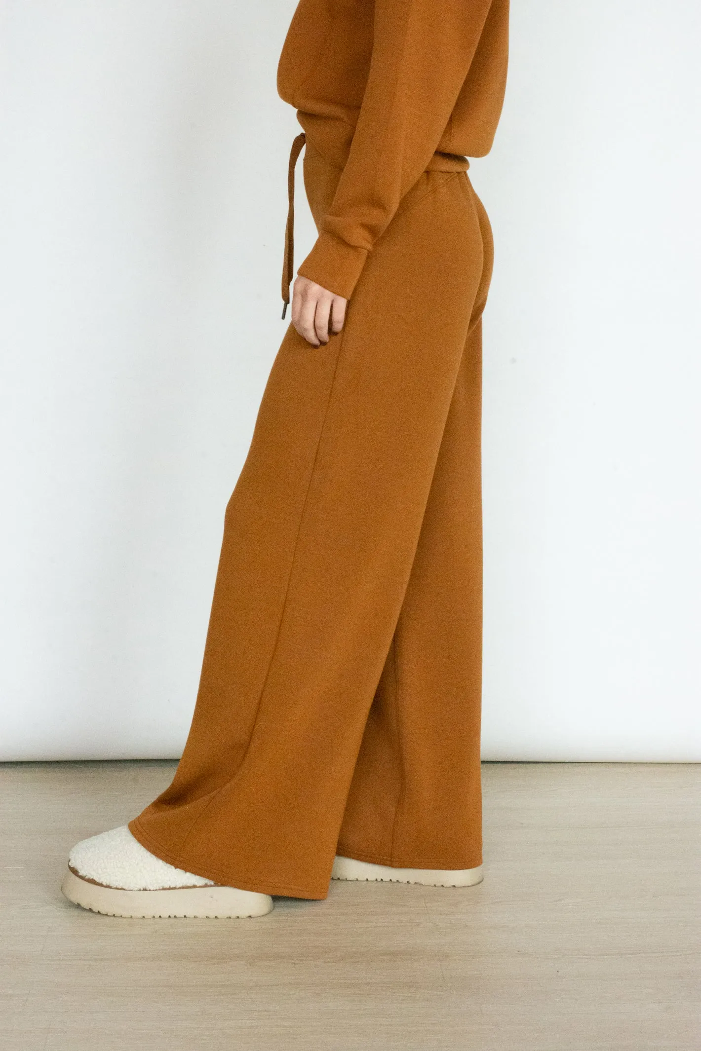 SPANX Air Essentials Butterscotch Wide Leg Pant