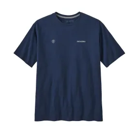 T-shirt Uomo Patagonia Forge Mark Responsibili-Tee Blu