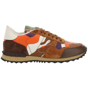 VALENTINO Camo Rockrunner Titian, Indigo & Violet (Orange)