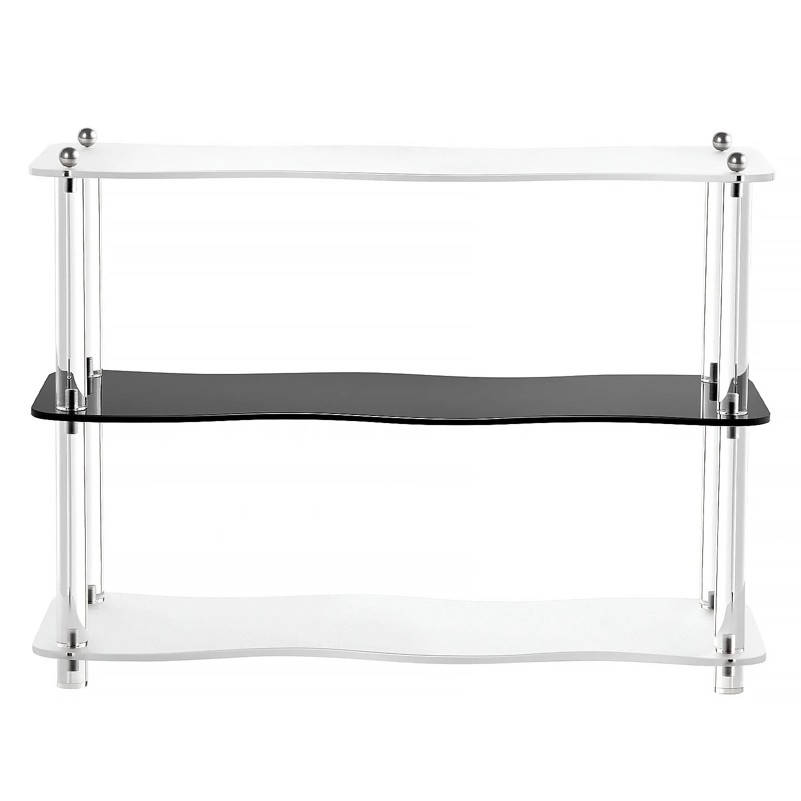 VENTRAY HOME Acrylic 3-Tier Storage Rack - Black