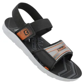 Walkaroo Kids Strappy Floater Sandal  - WK637 Black