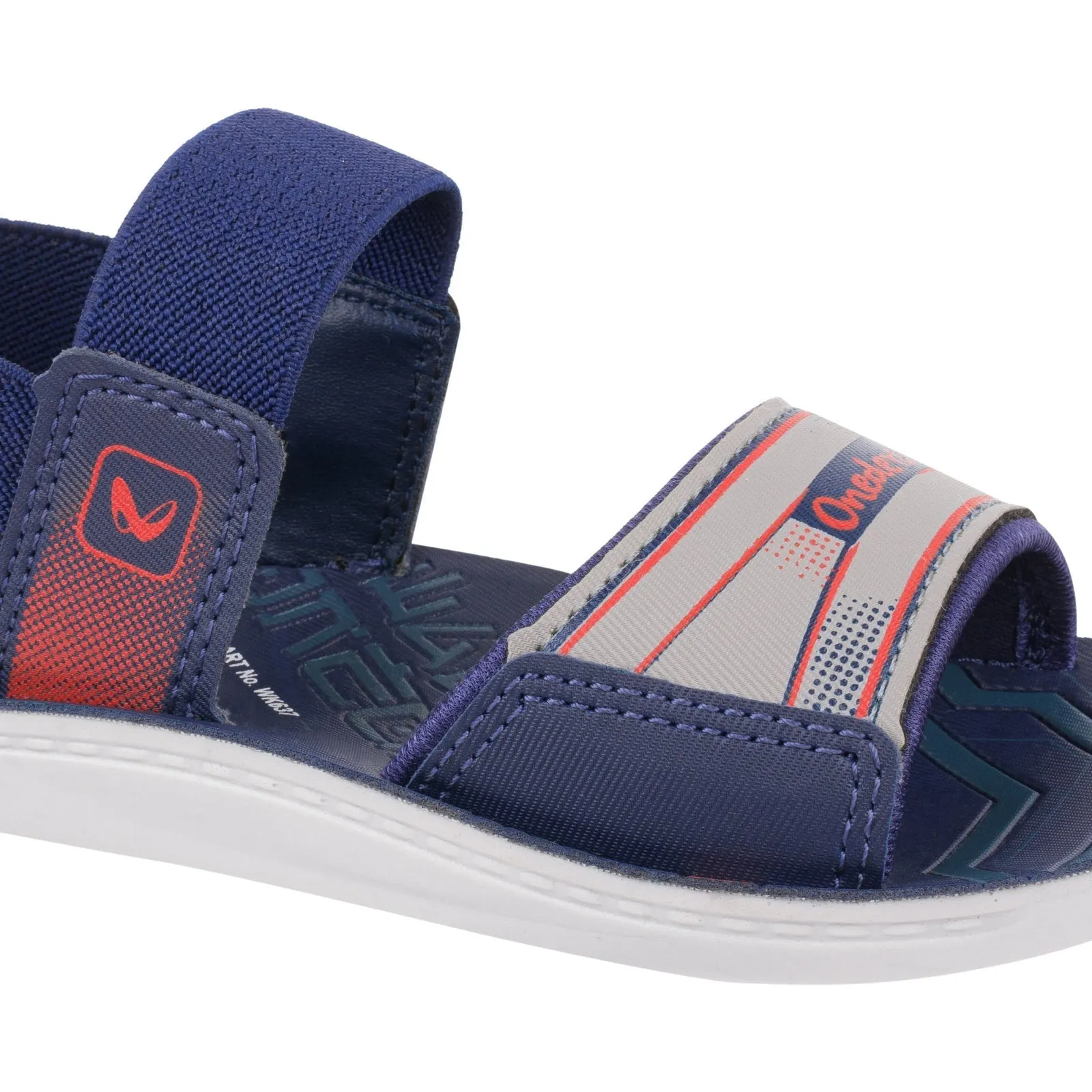 Walkaroo Kids Strappy Floater Sandal  - WK637 Blue