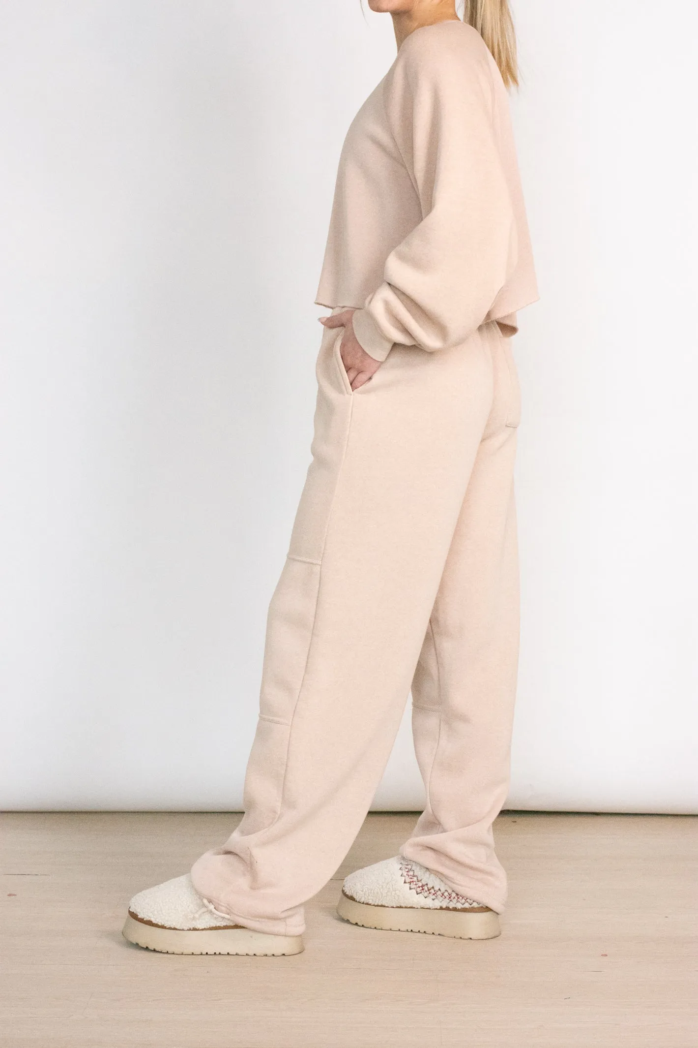 Weekend Adoration Tan Lounge Pant