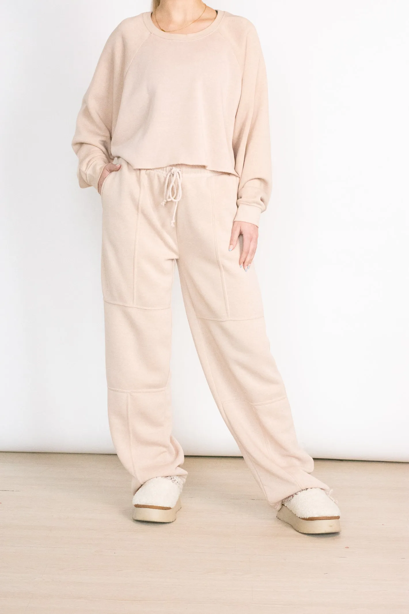 Weekend Adoration Tan Lounge Pant