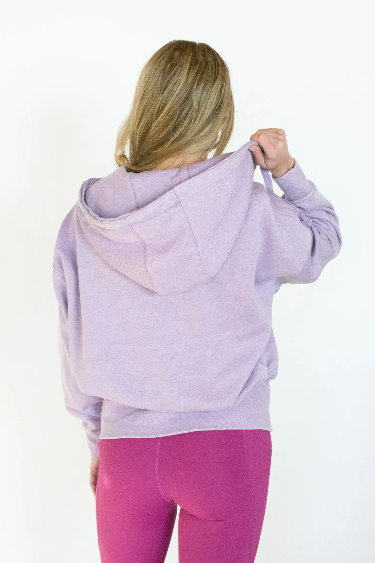 Weekend Chiller Lavender Hooded Jacket