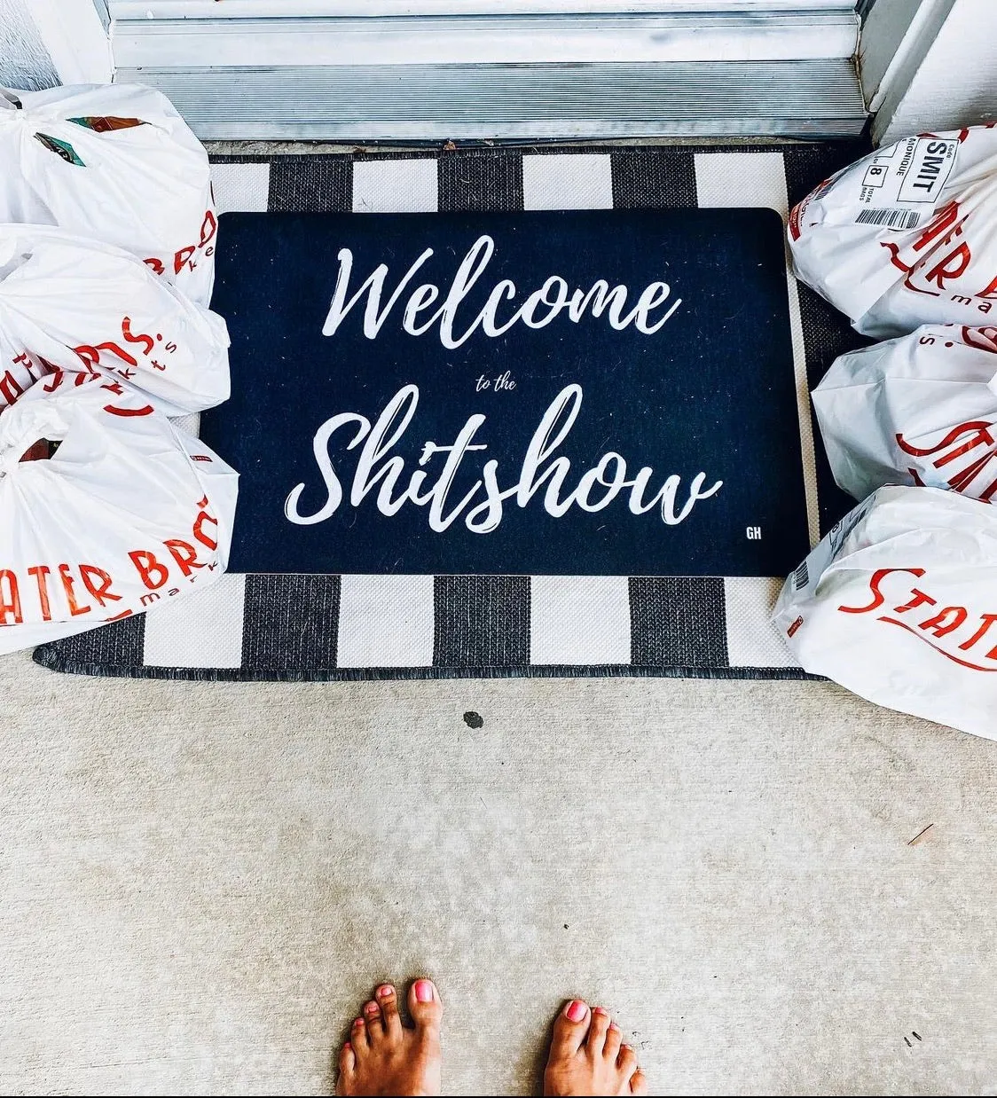 Welcome to the S show Doormat