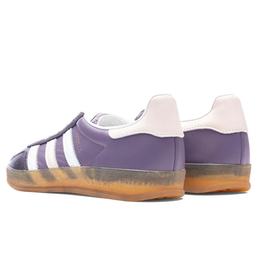 Women's Gazelle Indoor -  Shadow Violet/Footwear White/Wonder Quartz