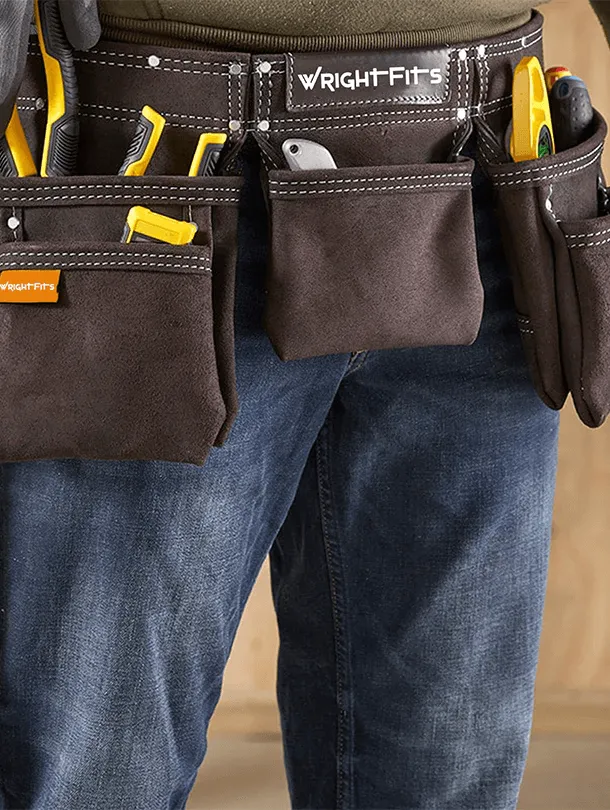 WrightFits Leather Tool Belt Apron